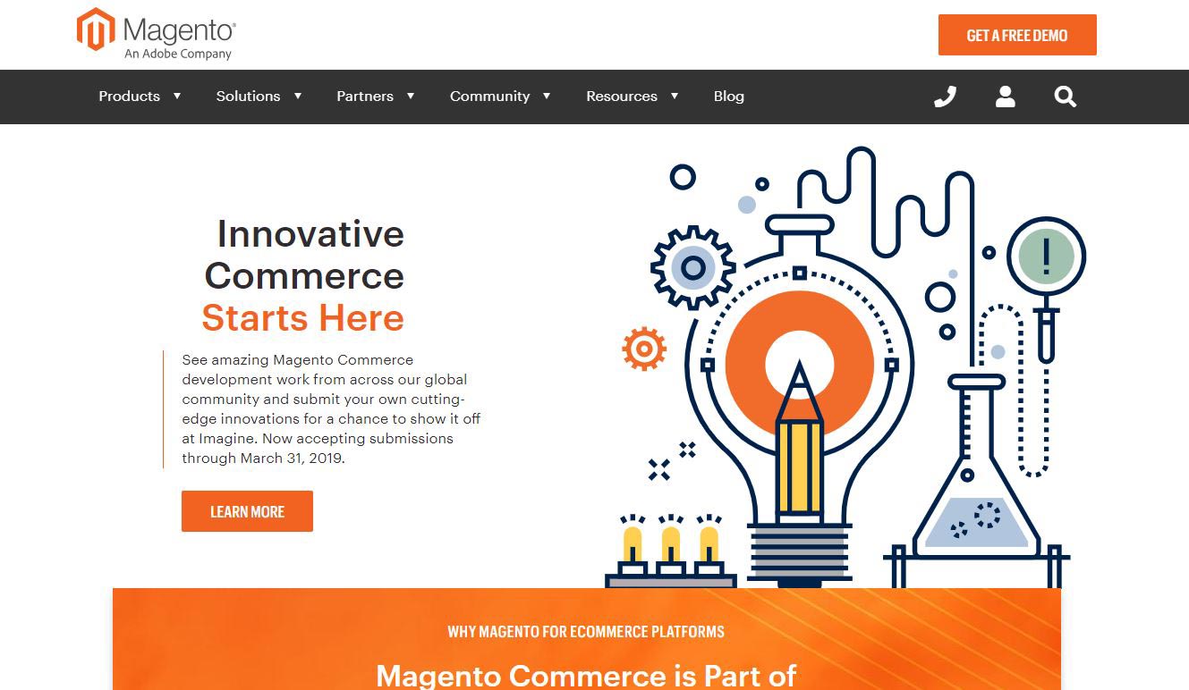 magento ecommerce web hosting